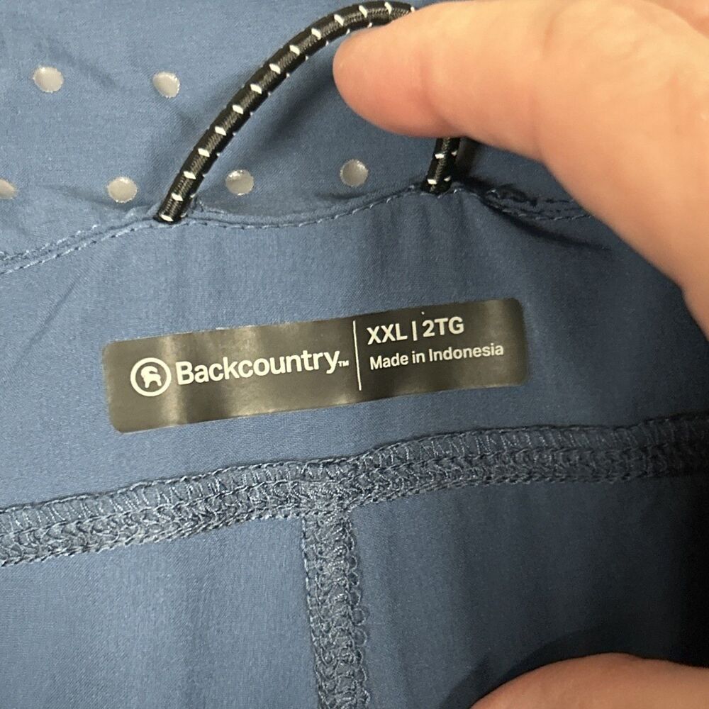 Backcountry Pants Womens XXL Hiking Climbing Joggers Blue Belted Pockets - Picture 5 of 7